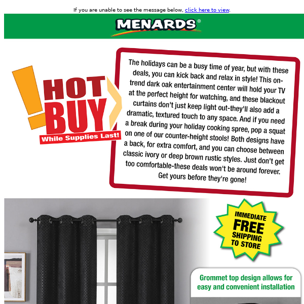 Curtain Panels Only 9 99 Menards