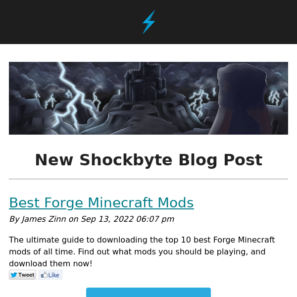 📝 New Shockbyte Blog Post - 09/14/2022