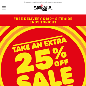 An extra 25% off sale… LOVE 😍