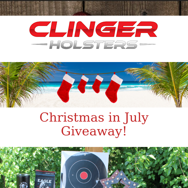 Score Free Gear - Christmas in July Giveaway!