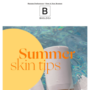 Tips for your perfect Summer Skin ☀️