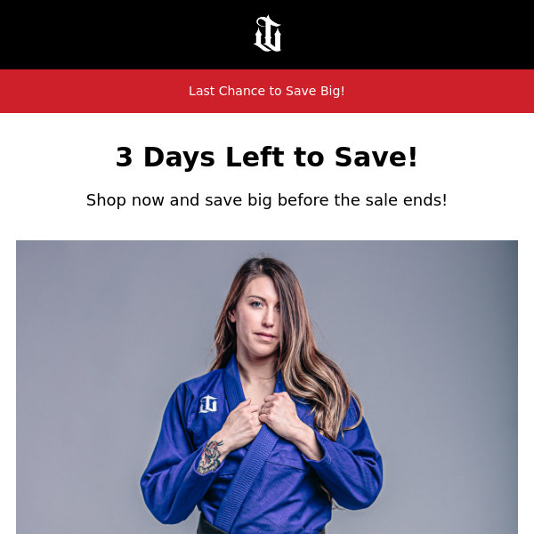 3 Days Left to Save