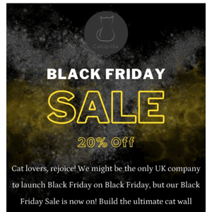 🎉 Meowgical Black Friday Alert! Sale Now On!