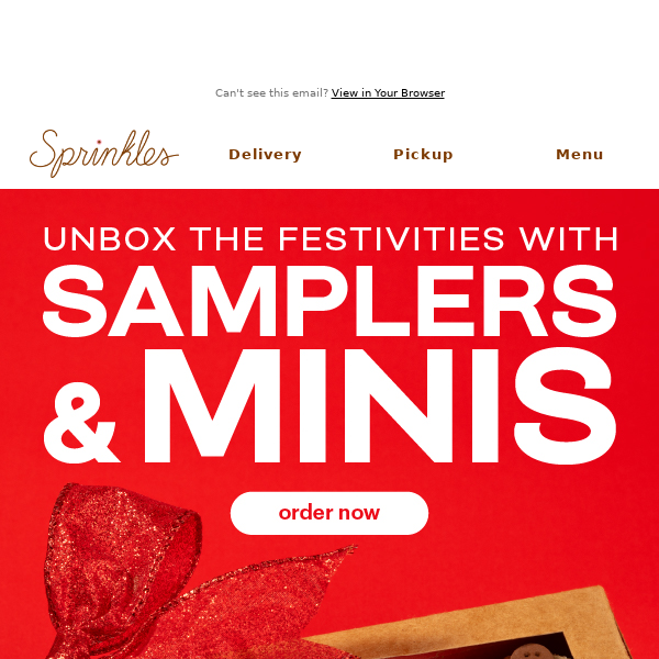 🎁 Sampler & Minis: Holiday treats galore!