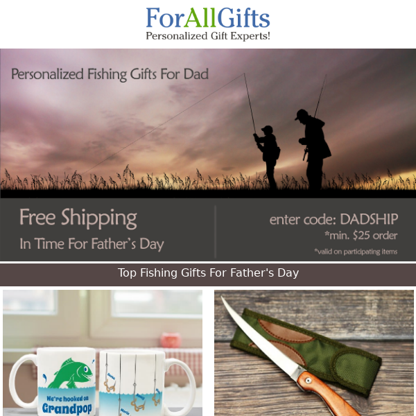 Personalized Fishing Gifts For Dad 🎣