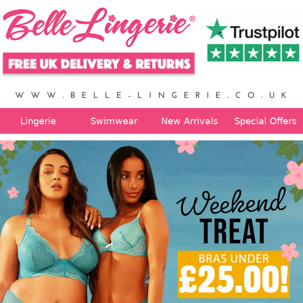 💝 Weekend Treat | Bras Under £25