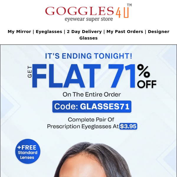 Last Chance: Grab 71% Discount on Goggles4u Eyeglasses 🕶️