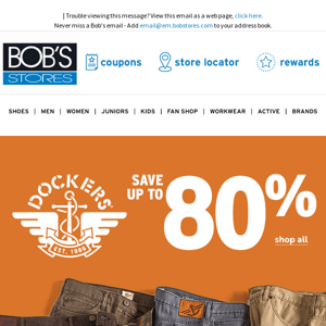 🔻 Up to 80% OFF Dockers 🔻