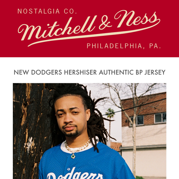 LA Dodgers Men's Mitchell & Ness Authentic 1988 Orel Hershiser #55