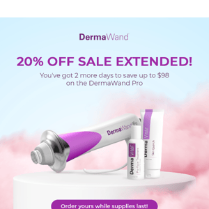 "My DermaWand still works after 30 years..." 🤩