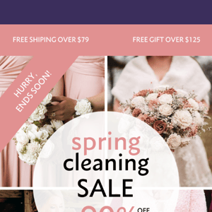Spring Cleaning Sale: Up to 90% Off! 🌼