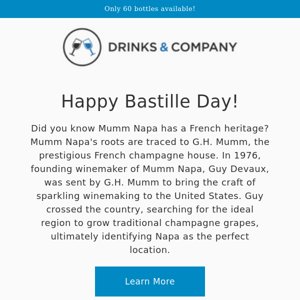 Limited Drop to Celebrate Bastille Day!