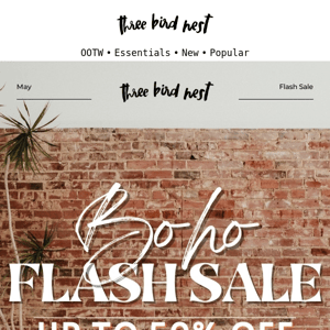 Flash Sale Extended! Save up to 50%