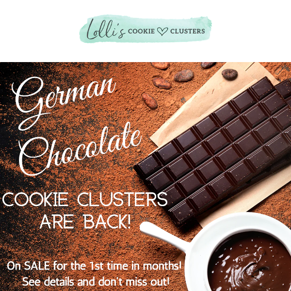 German chocolate store for sale