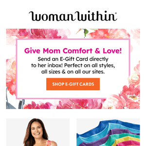 RE: Give Mom Comfort With An E-Gift Card!