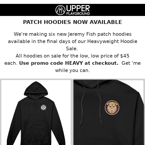 New Patch Hoodies On Sale