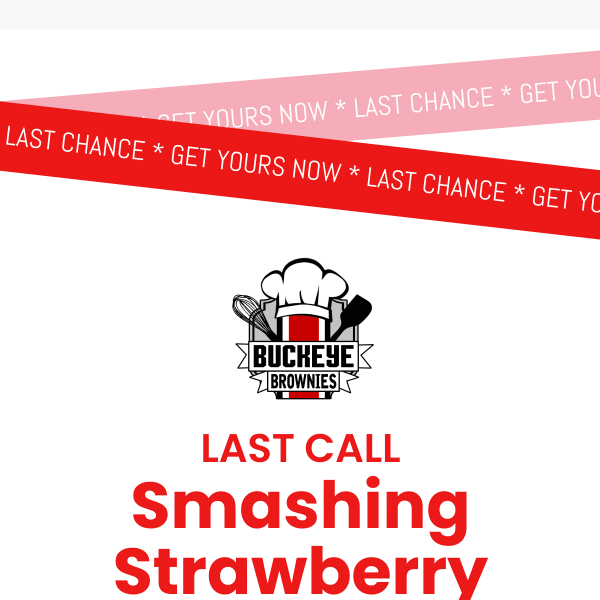 Last Chance - Smashing Strawberry Brownie Cake!