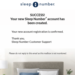 You did it! Your account was successfully created