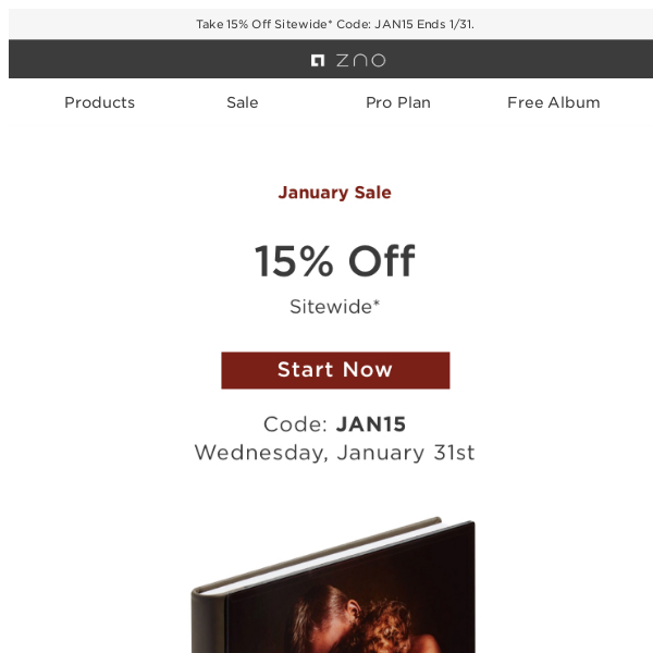 Get 15% Off Top Quality Photo Albums and Books!