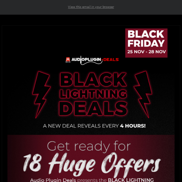 ⚡Black Lightning Deals - 18 Insane Offers - Starting Tomorrow⚡