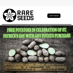🌟 Get Ready for St. Patrick's Day with FREE Potatoes! 🥔🍀