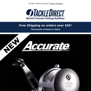 🔥🔥 New! Accurate Tern 2 Star Drag Reels are Here!