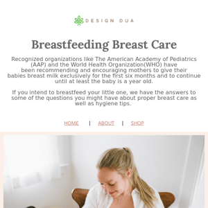 Breastfeeding: Caring For Your Breasts 🤱