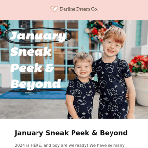 DDC January Sneak Peek & Beyond