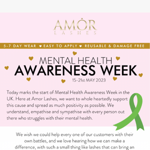 Mental Health Awareness Week💚