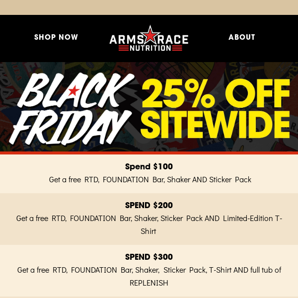 Black Friday Madness: 25% Off Sitewide + Freebies Galore