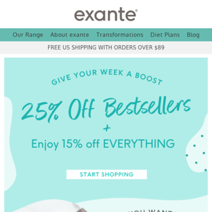 Get 25% off our Bestsellers