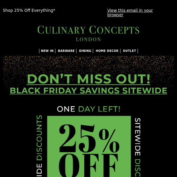 Don't Miss Out On Black Friday Savings!