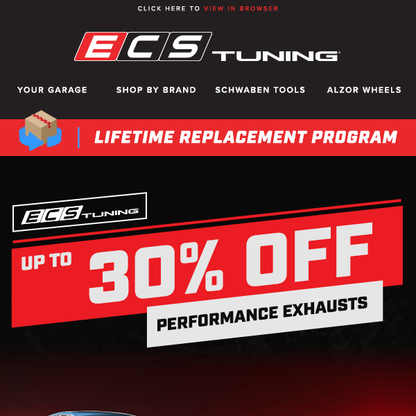 ECS Performance Exhaust Catalog - Up To 30% off!