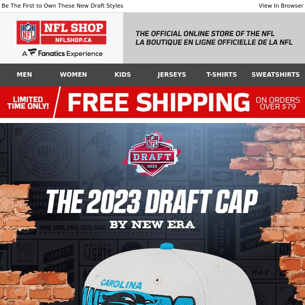 NEW! 2023 Draft Caps By New Era