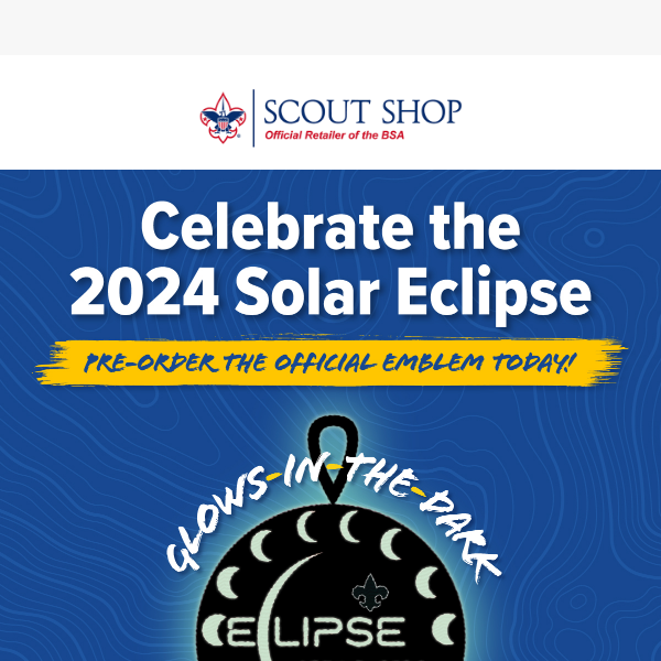 Exclusive—2024 Solar Eclipse Emblem Only at Scout Shop