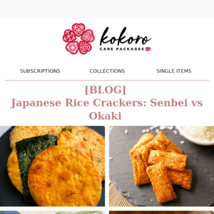 Japanese Rice Crackers: Senbei vs Okaki