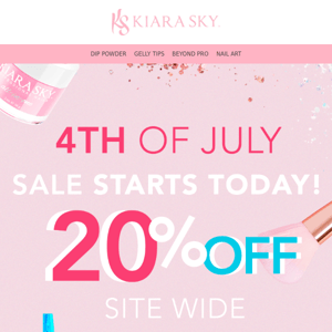 🎆SPARKLING SAVINGS AWAIT: CELEBRATE INDEPENDENCE DAY WITH OUR 4TH OF JULY SALE!