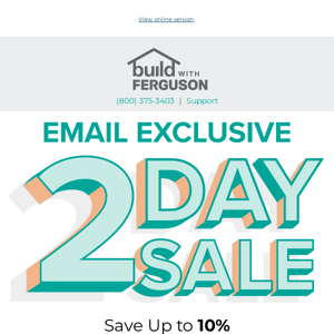 Save Up to 10% on Your Dream Bathroom Updates