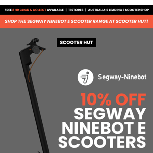 Spectacular Savings ⚡ 10% Off Segway Ninebot E Scooters