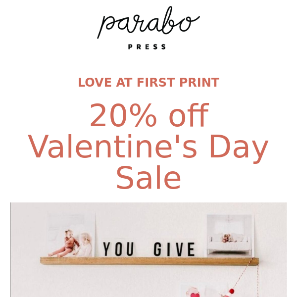 Our Valentine's Day sale is here!