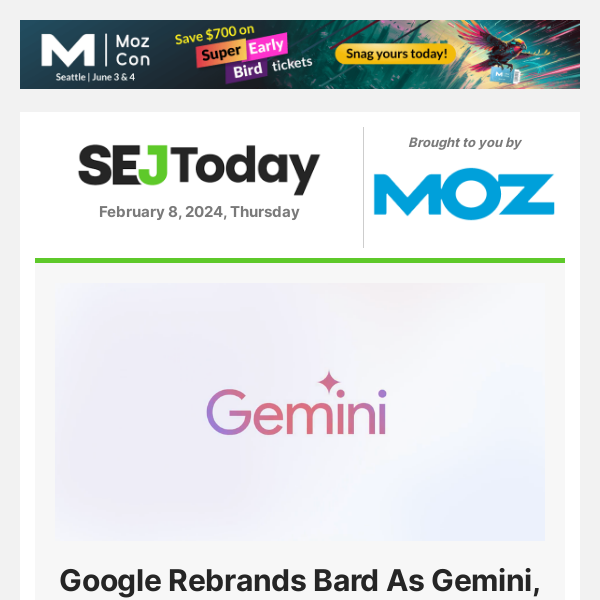 Google Rebrands Bard As Gemini, Launches New Model & Mobile App