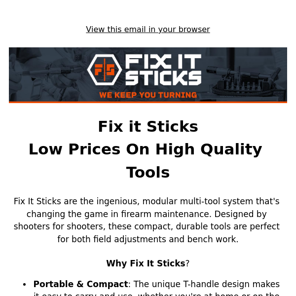 Fix it Sticks - Low Prices On High Quality Tools