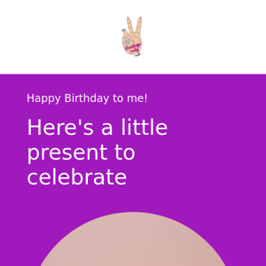 It’s time to celebrate: Happy Birthday 🍰