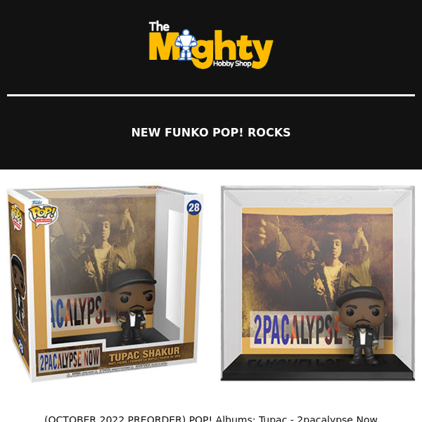 2PAC 2PACALYPSE NOW FUNKO POP! ALBUMS FIGURE WITH CASE