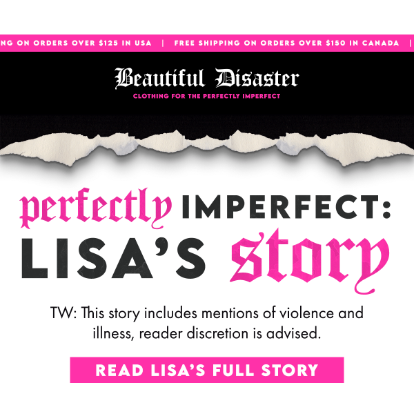 Embracing imperfection: Lisa’s journey to self-love. ✨