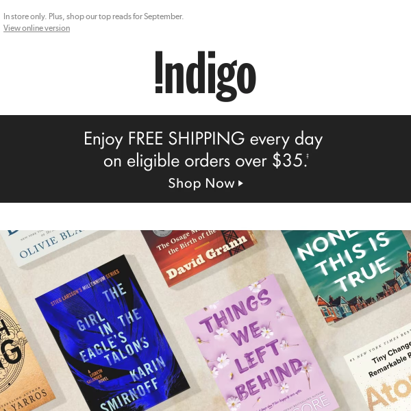 📣 New Book Releases Galore! - Indigo, Chapters and Coles