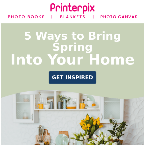 🌷 5 Ways to Bring Spring Into Your Home 