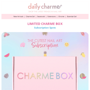 LIMITED Charme Box Subscription Spots ❤️‍🔥