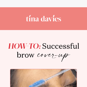 Technical tips for brow cover-ups 🖊️⭐️