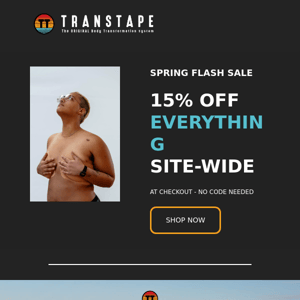 15% Off EVERYTHING ☀️ Spring Flash Sale